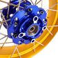 VMX 2.75*12inch / 3.5*12inch Tubeless Wheels Gold Rims For Honda Z 125 Monkey 2022-2024 Thailand (Model: z125MN) Blue Hubs