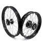KKE 1.85*21 & 2.5*18 Tubed Spoke Wheels Rims Fit KOVE 450 Rally/MX450 2022-2025/ 450 Enduro Re 2023-2025 Black Nipples
