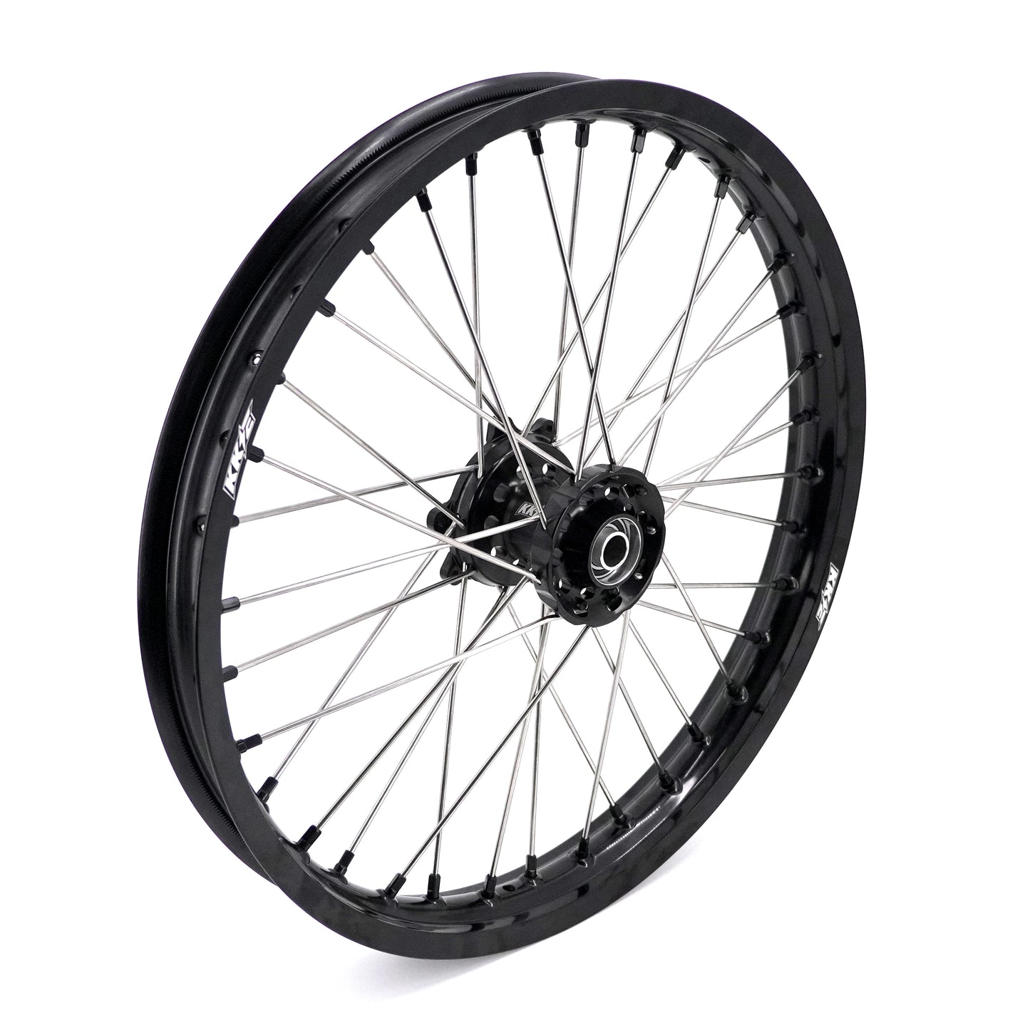 KKE 1.85*21 & 2.5*18 Tubed Spoke Wheels Rims Fit KOVE 450 Rally/MX450 2022-2025/ 450 Enduro Re 2023-2025 Black Nipples