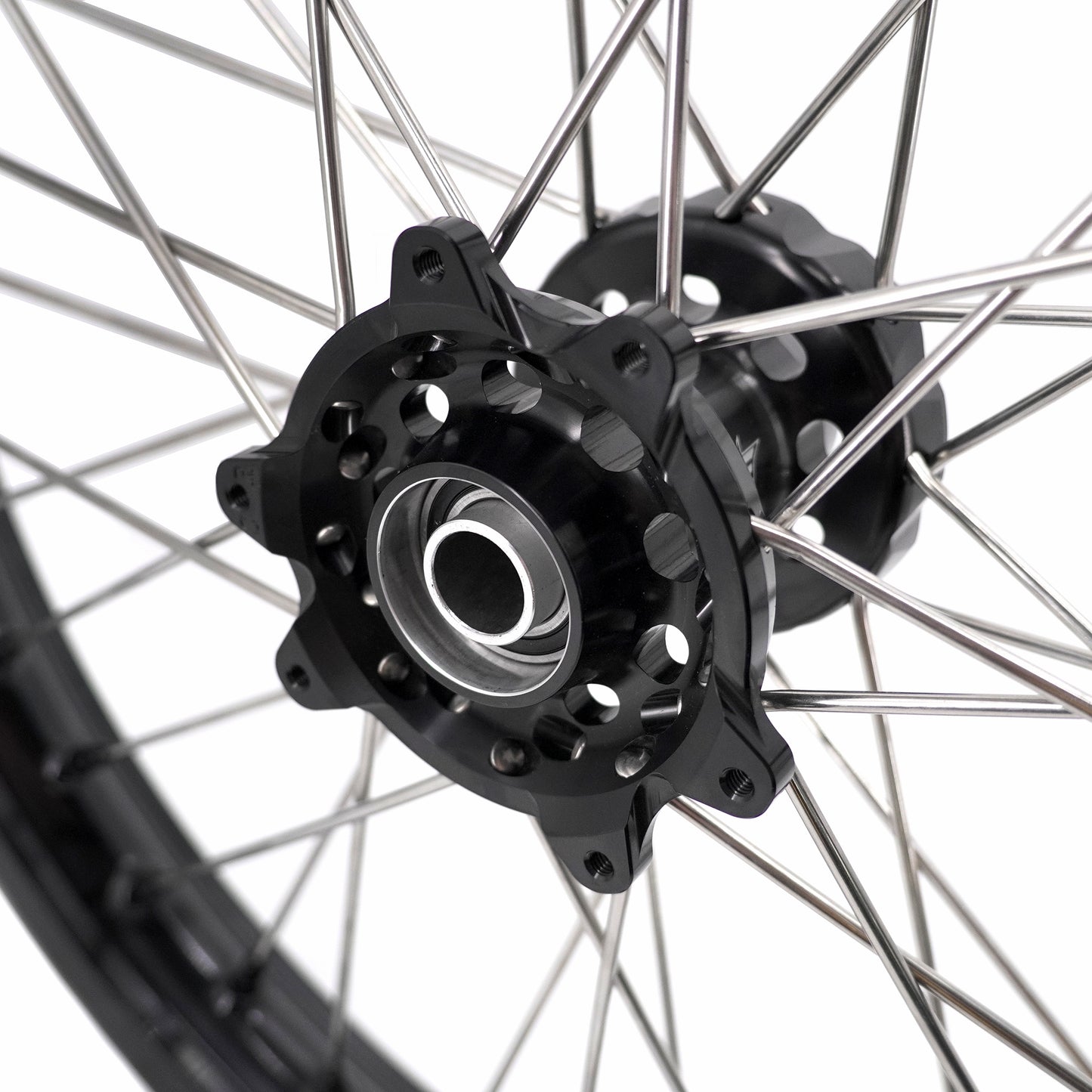 KKE 1.85*21 & 2.5*18 Tubed Spoke Wheels Rims Fit KOVE 450 Rally/MX450 2022-2025/ 450 Enduro Re 2023-2025 Black Nipples