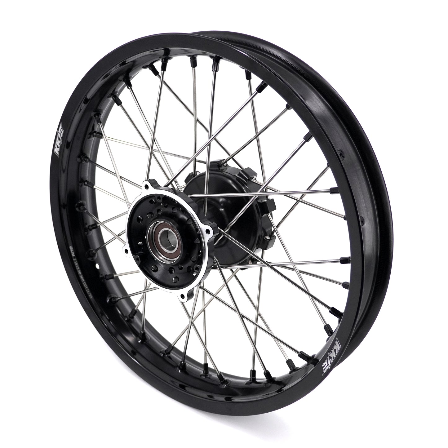 KKE 1.85*21 & 2.5*18 Tubed Spoke Wheels Rims Fit KOVE 450 Rally/MX450 2022-2025/ 450 Enduro Re 2023-2025 Black Nipples
