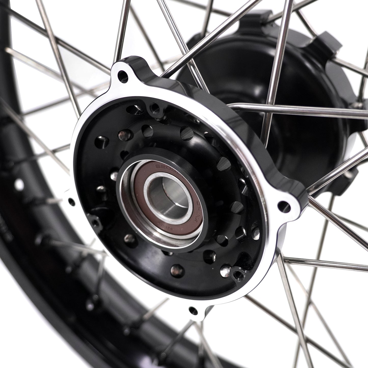 KKE 1.85*21 & 2.5*18 Tubed Spoke Wheels Rims Fit KOVE 450 Rally/MX450 2022-2025/ 450 Enduro Re 2023-2025 Black Nipples
