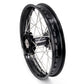 KKE 1.85*21 & 2.5*18 Fit CF MOTO 450MT Motorcycle Tubed Spoke Wheels Rims Black