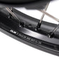 KKE 1.85*21 & 2.5*18 Fit CF MOTO 450MT Motorcycle Tubed Spoke Wheels Rims Black