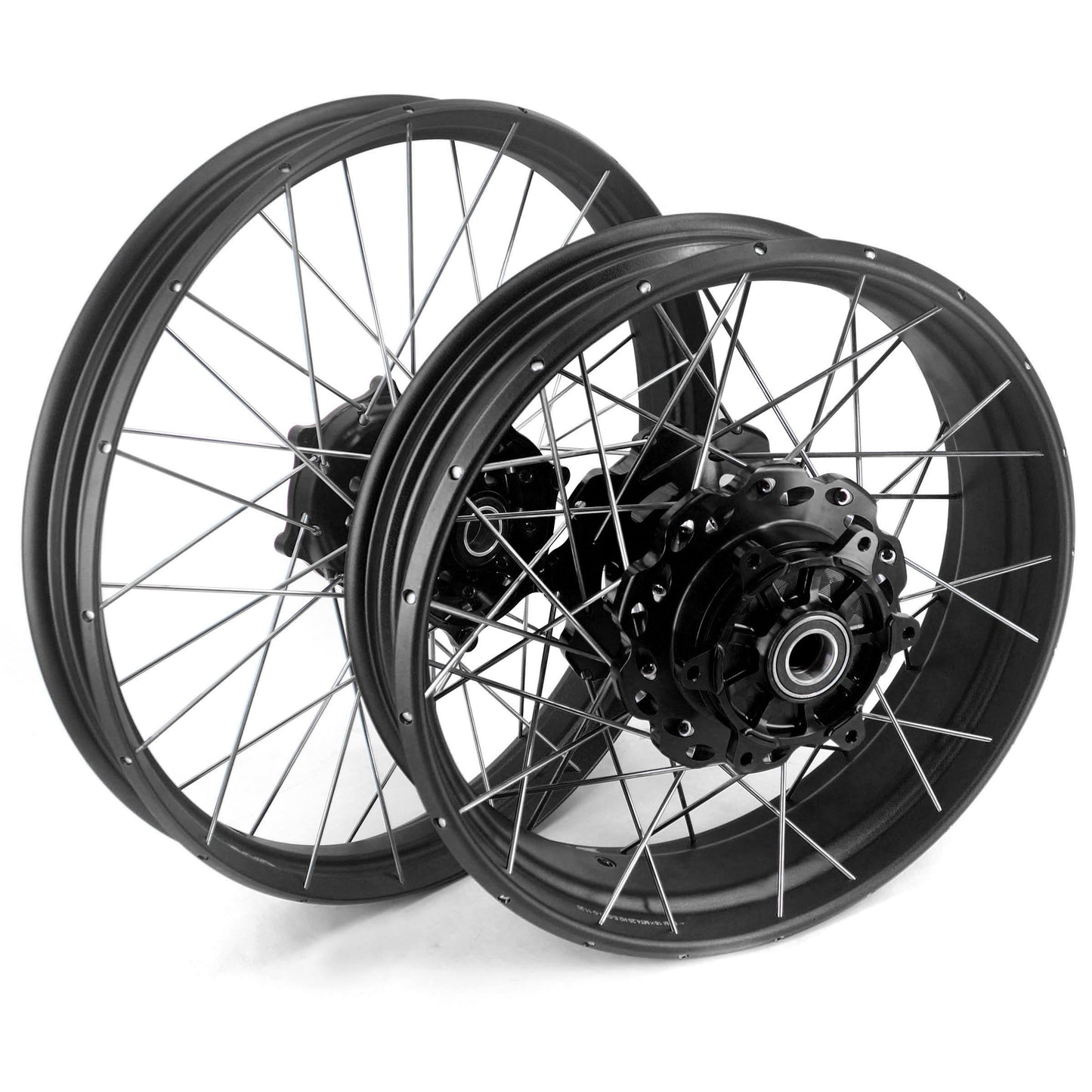 VMX 2.5*19" & 4.25*17" Alloy Tubeless Wheel Rims For KTM790 Adventure R 2019-2021 Black&Black