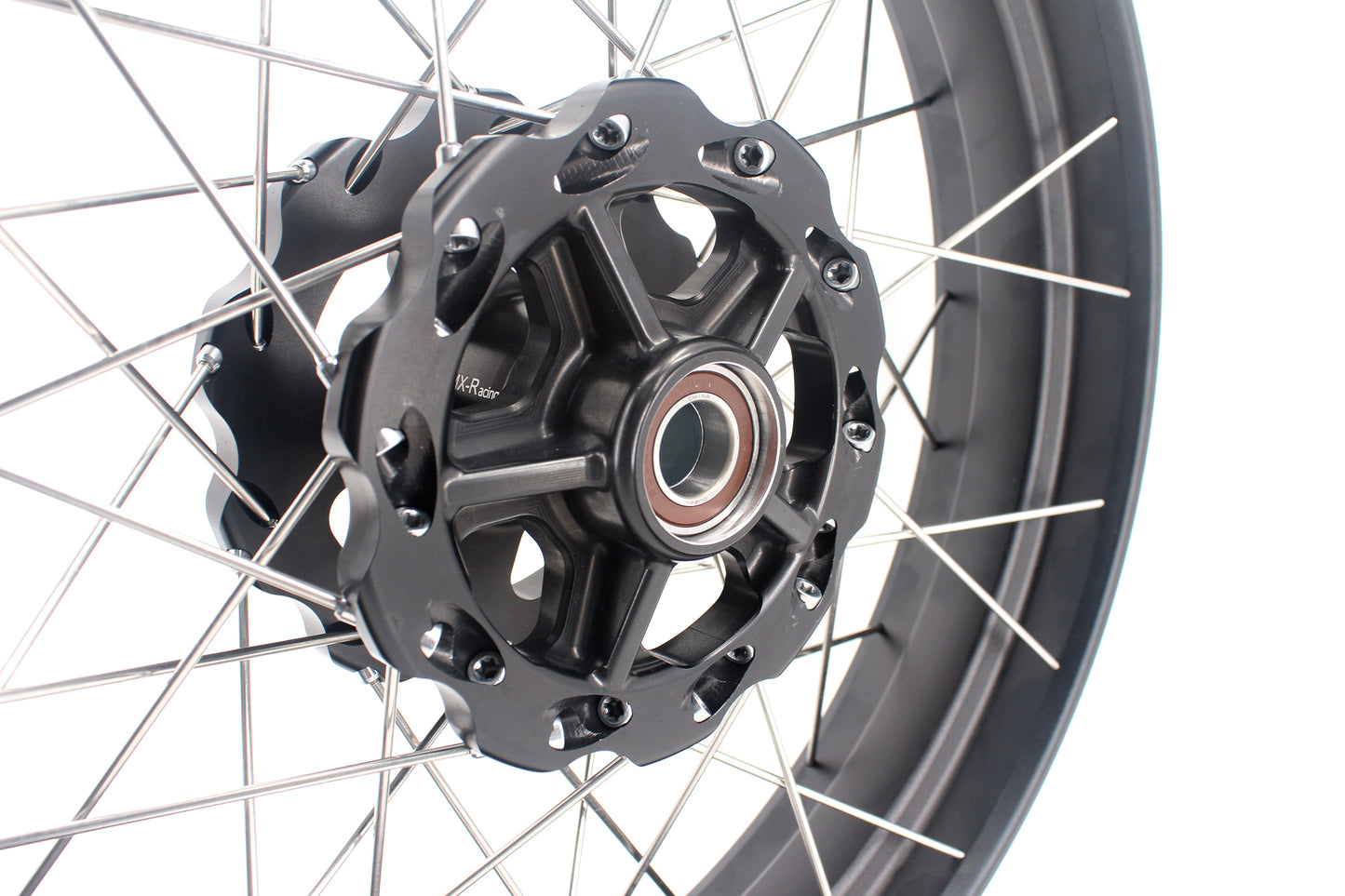 VMX-Racing 2.5*18 & 5.5*17 Tubeless Wheels Black Rims For Ducati Scrambler 800 2016-2025