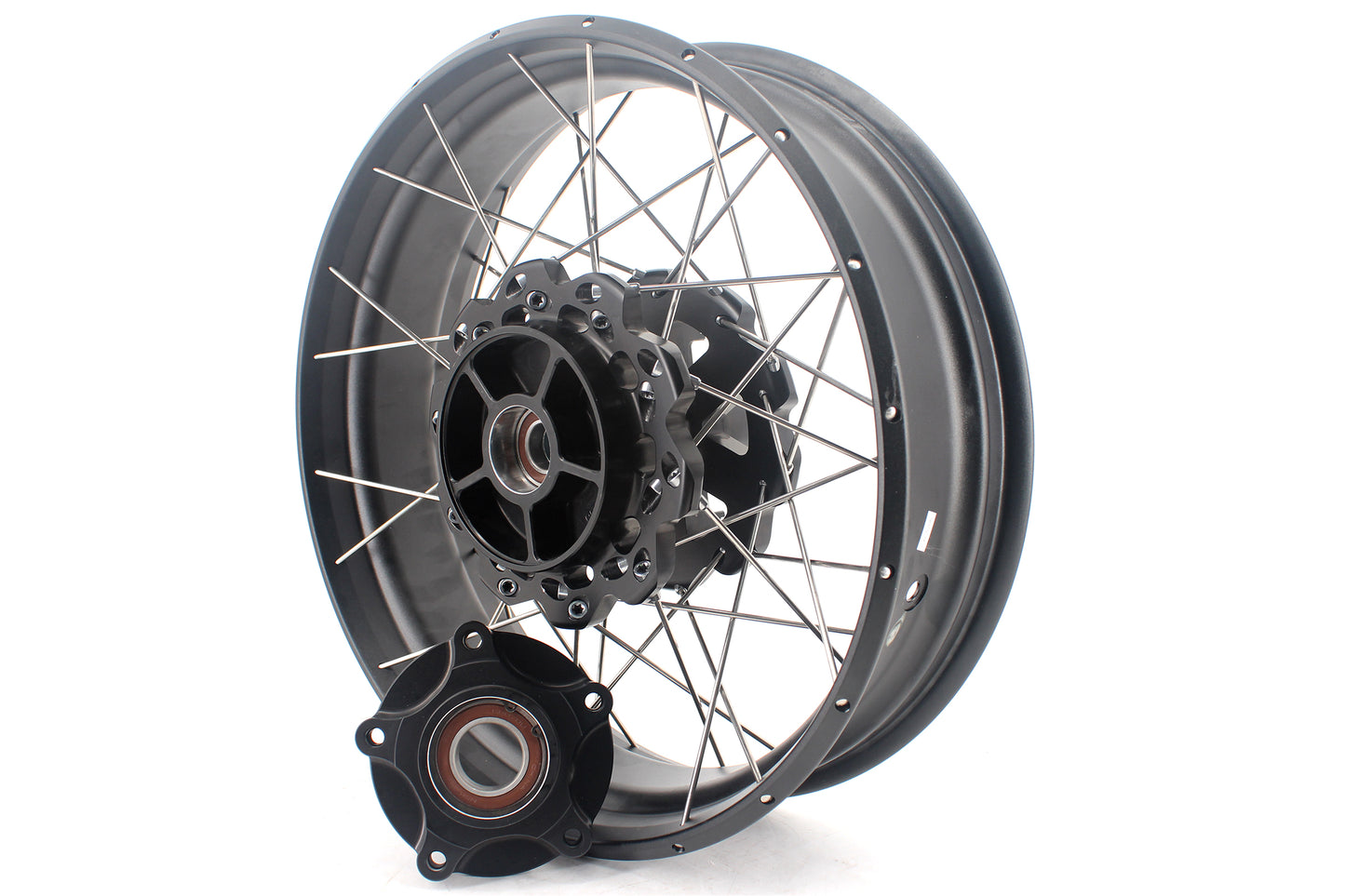 VMX-Racing 2.5*18 & 5.5*17 Tubeless Wheels Black Rims For Ducati Scrambler 800 2016-2025