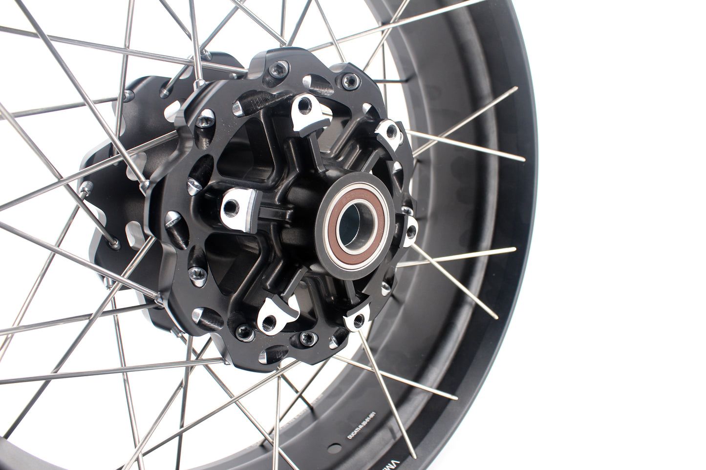 VMX-Racing 2.5*18 & 5.5*17 Tubeless Wheels Black Rims For Ducati Scrambler 800 2016-2025