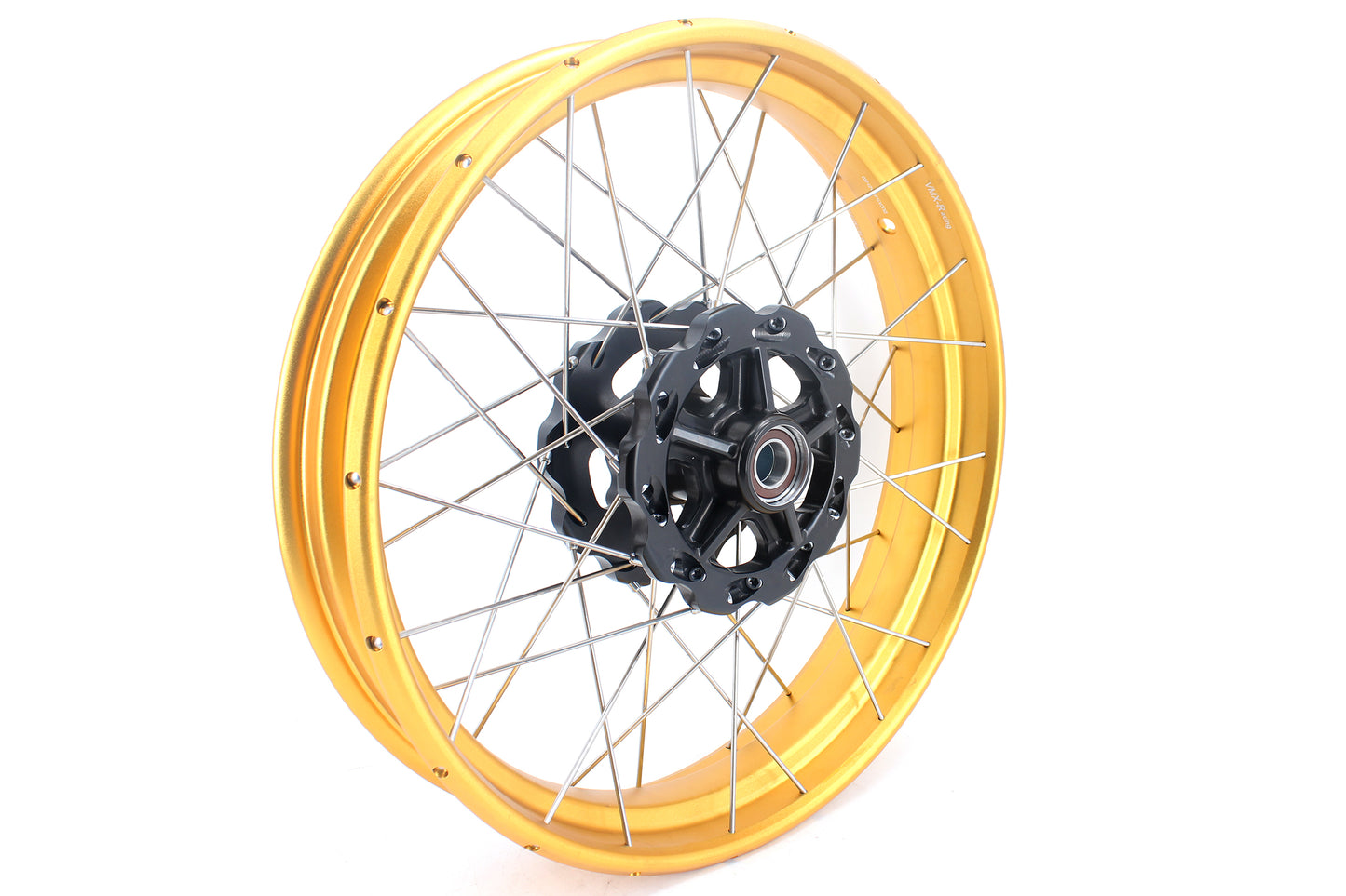 VMX-Racing 2.5*18 & 5.5*17 Tubeless Spoked Wheels For Ducati Scrambler 800 2016-2025 Gold Rims