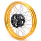 VMX-Racing 2.5*18 & 5.5*17 Tubeless Spoked Wheels For Ducati Scrambler 800 2016-2025 Gold Rims
