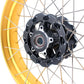 VMX-Racing 2.5*18 & 5.5*17 Tubeless Spoked Wheels For Ducati Scrambler 800 2016-2025 Gold Rims