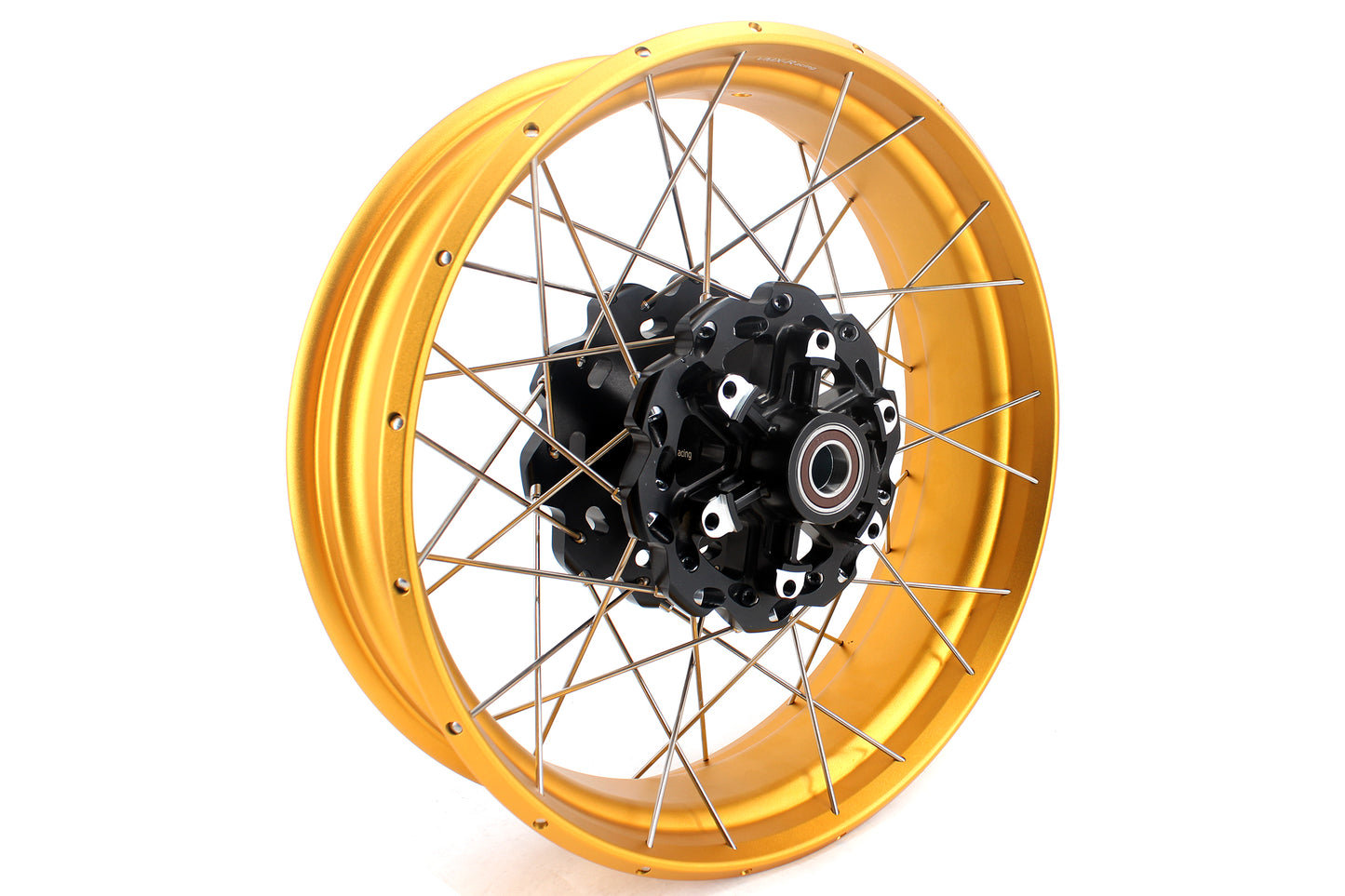 VMX-Racing 2.5*18 & 5.5*17 Tubeless Spoked Wheels For Ducati Scrambler 800 2016-2025 Gold Rims