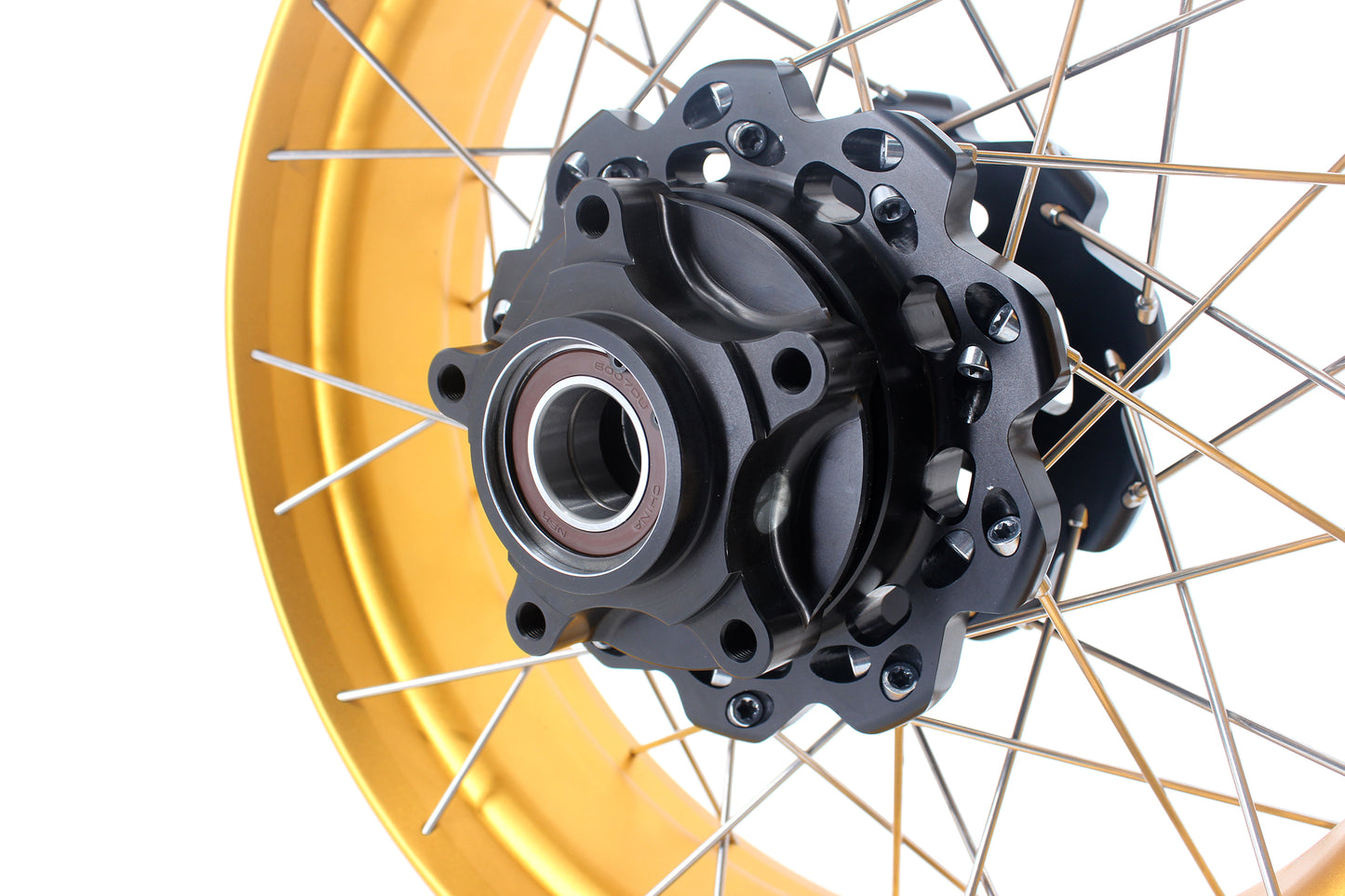 VMX-Racing 2.5*18 & 5.5*17 Tubeless Spoked Wheels For Ducati Scrambler 800 2016-2025 Gold Rims