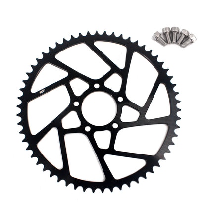 KKE Rear 54T Aluminum Sprocket For Sur Ron Light Bee-X, Rawrr Mantis X, Electric Bike Various Colors Available