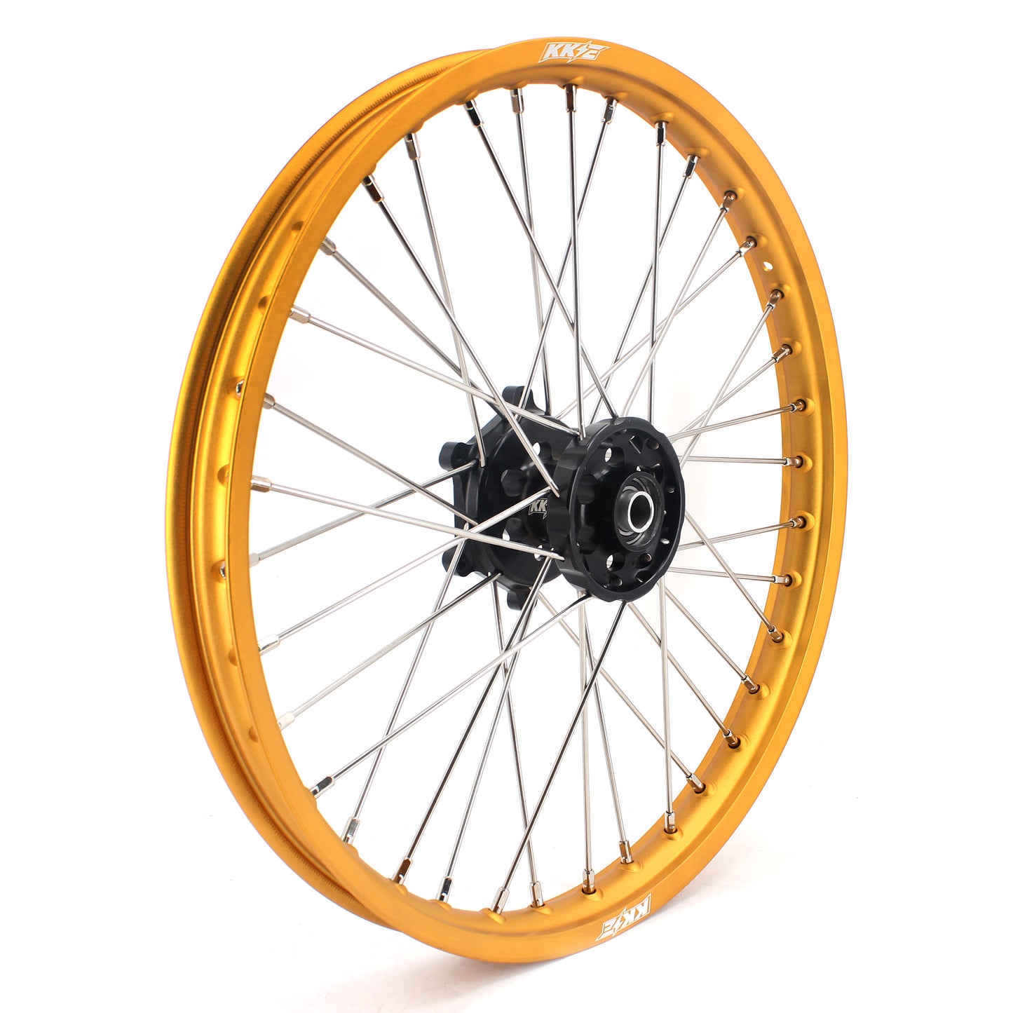 KKE 21 & 19 MX Gold Rims for Suzuki RM125 RM250 1996-2000 Black Hub