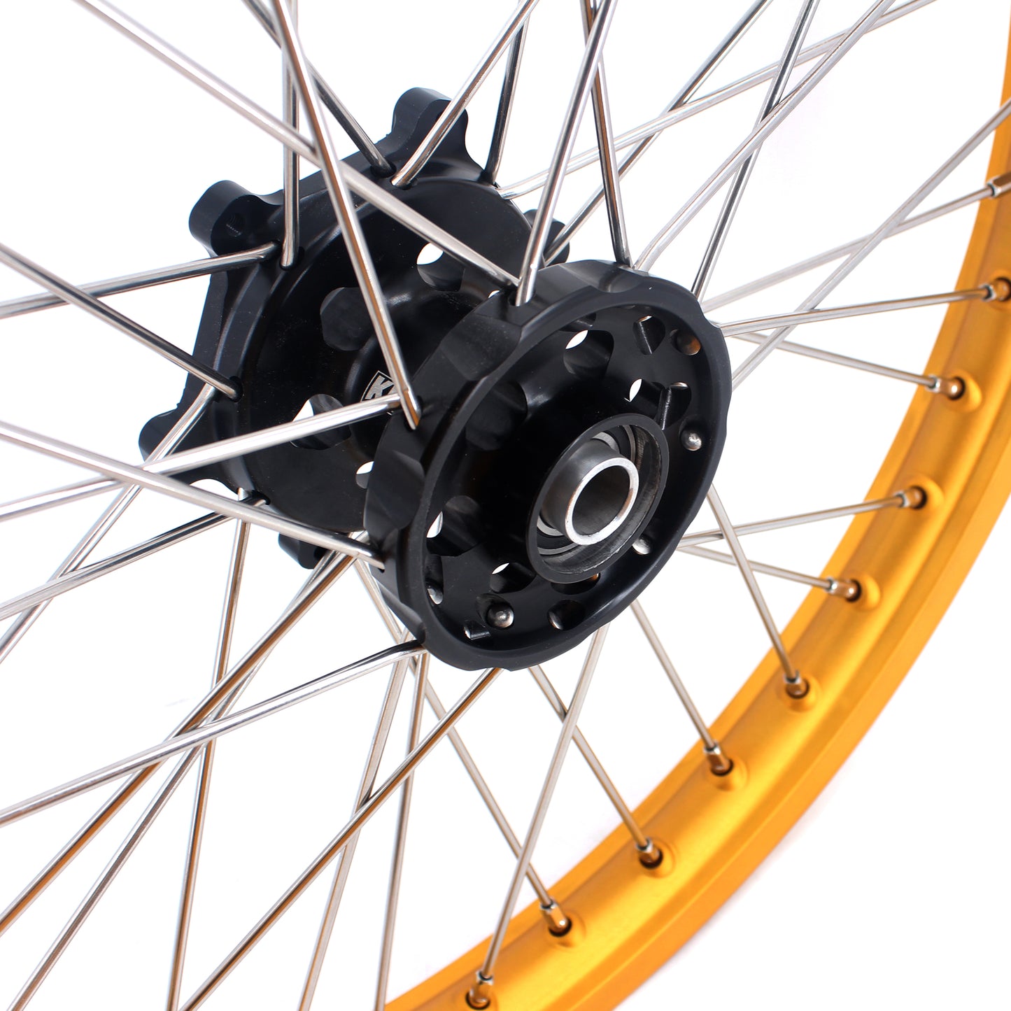 KKE 21 & 19 MX Gold Rims for Suzuki RM125 RM250 1996-2000 Black Hub