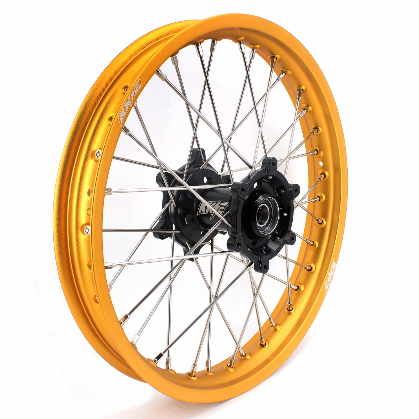 KKE 21 & 19 MX Gold Rims for Suzuki RM125 RM250 1996-2000 Black Hub