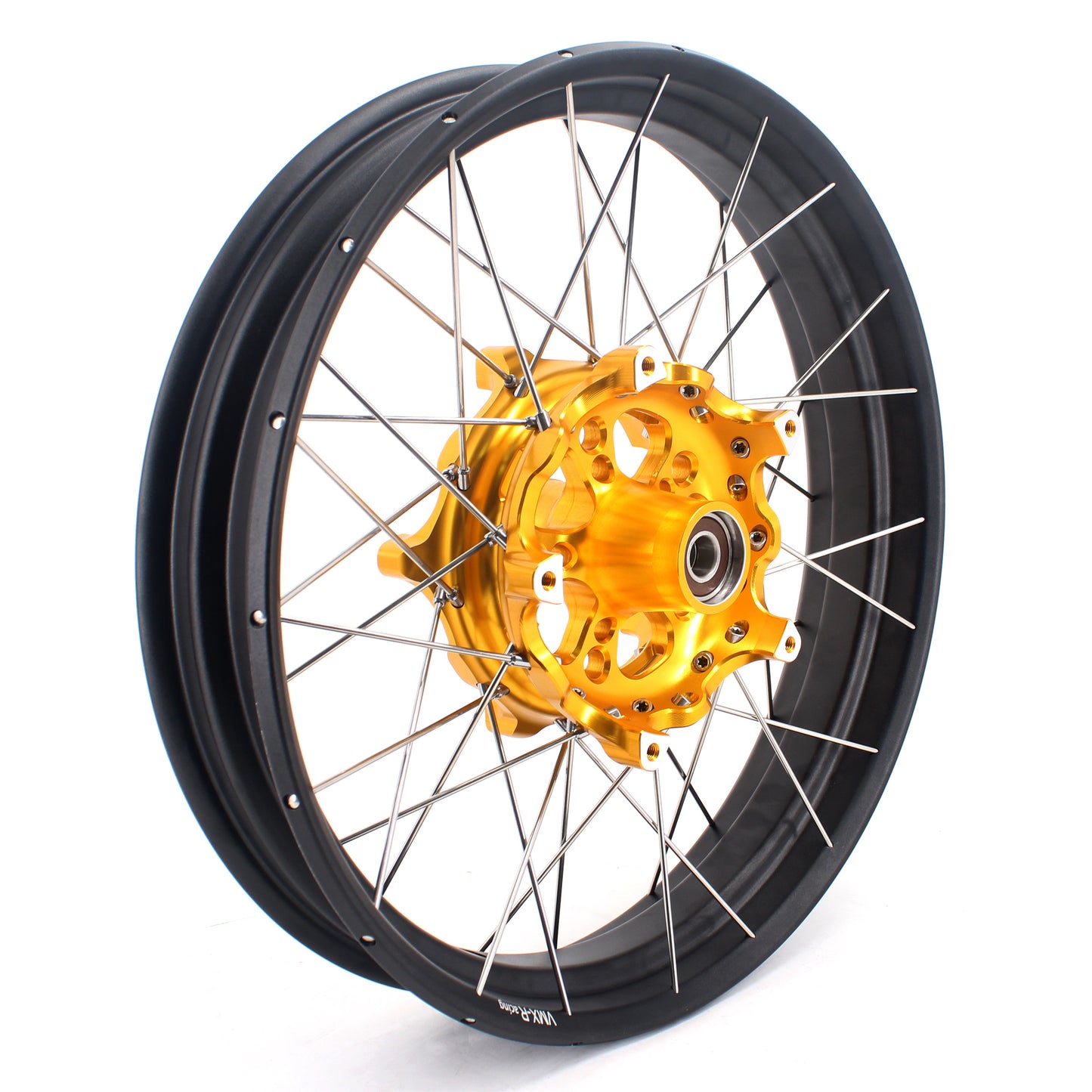 VMX 19" 17" Tubeless Wheels For BMW R1200GS R1200GS Adventure 2013-2020 Gold Hub&Black Rim