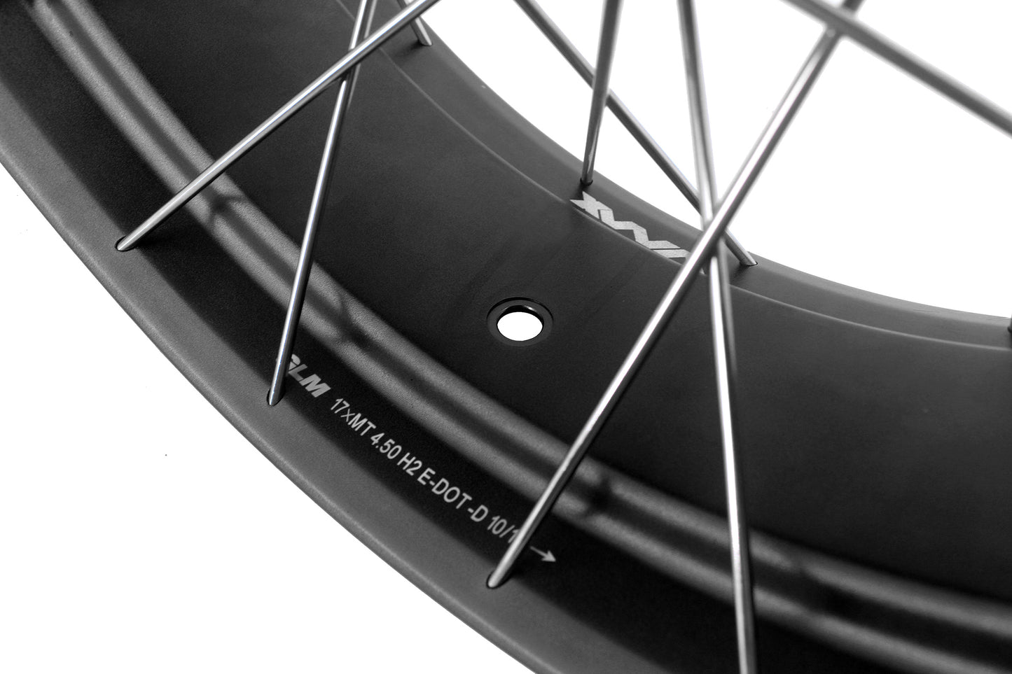 VMX 19" 17" Inch Tubeless Rims for BMW R1200GS R1200GS Adventure 2013-2020 Black Hub & Black Rim