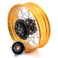 VMX-Racing 3.0*19inch & 4.25*17inch Tubeless Wheels Compatible with BMW F800GS 2025 Gold Rims