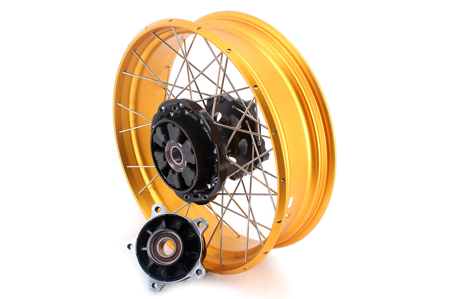 VMX-Racing 3.0*19inch & 4.25*17inch Tubeless Wheels Compatible with BMW F800GS 2025 Gold Rims