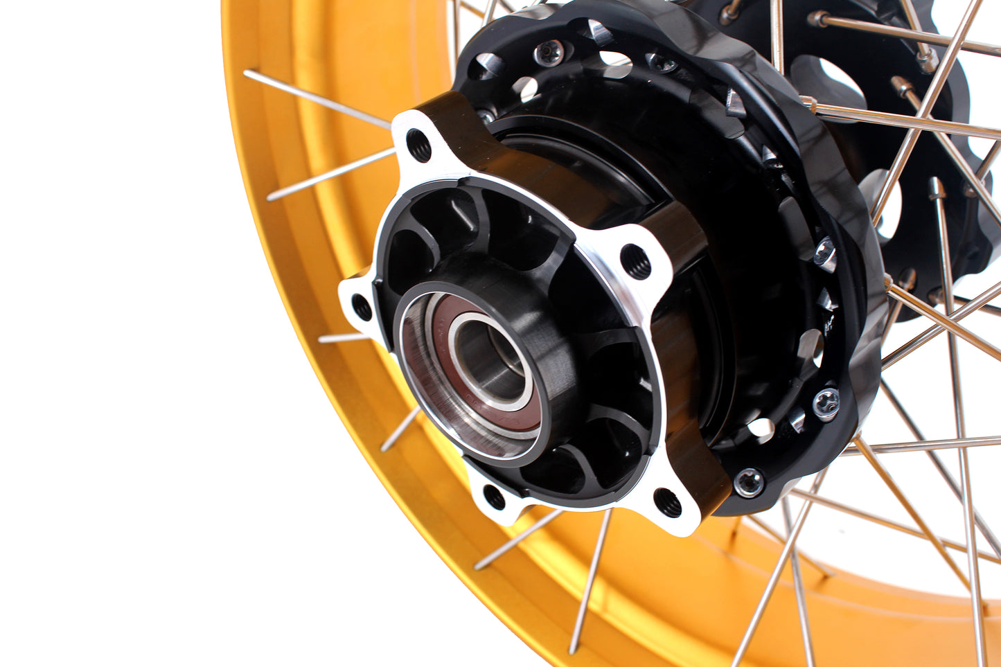 VMX-Racing 3.0*19inch & 4.25*17inch Tubeless Wheels Compatible with BMW F800GS 2025 Gold Rims