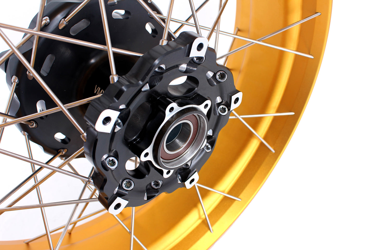 VMX-Racing 3.0*19inch & 4.25*17inch Tubeless Wheels Compatible with BMW F800GS 2025 Gold Rims