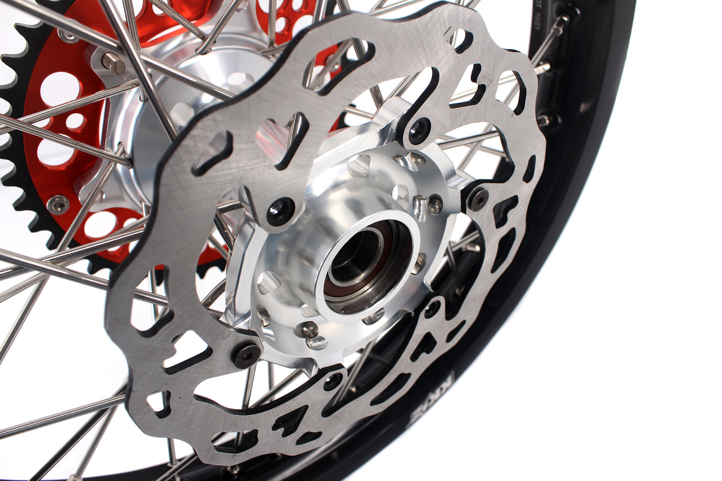 Pre-order KKE 21/18 Enduro Rim Wheels For KTM EXC EXC-F EXC-W XCW 125-530CC 2003-2025 Silver Hubs