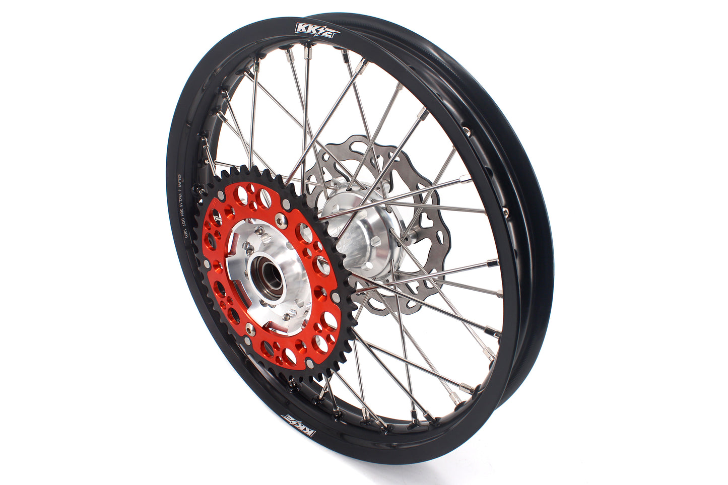Pre-order KKE 21/18 Enduro Rim Wheels For KTM EXC EXC-F EXC-W XCW 125-530CC 2003-2025 Silver Hubs