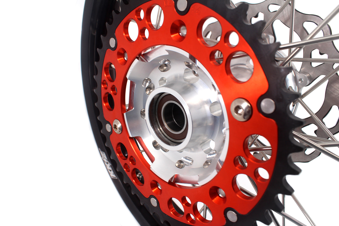 Pre-order KKE 21/18 Enduro Rim Wheels For KTM EXC EXC-F EXC-W XCW 125-530CC 2003-2025 Silver Hubs