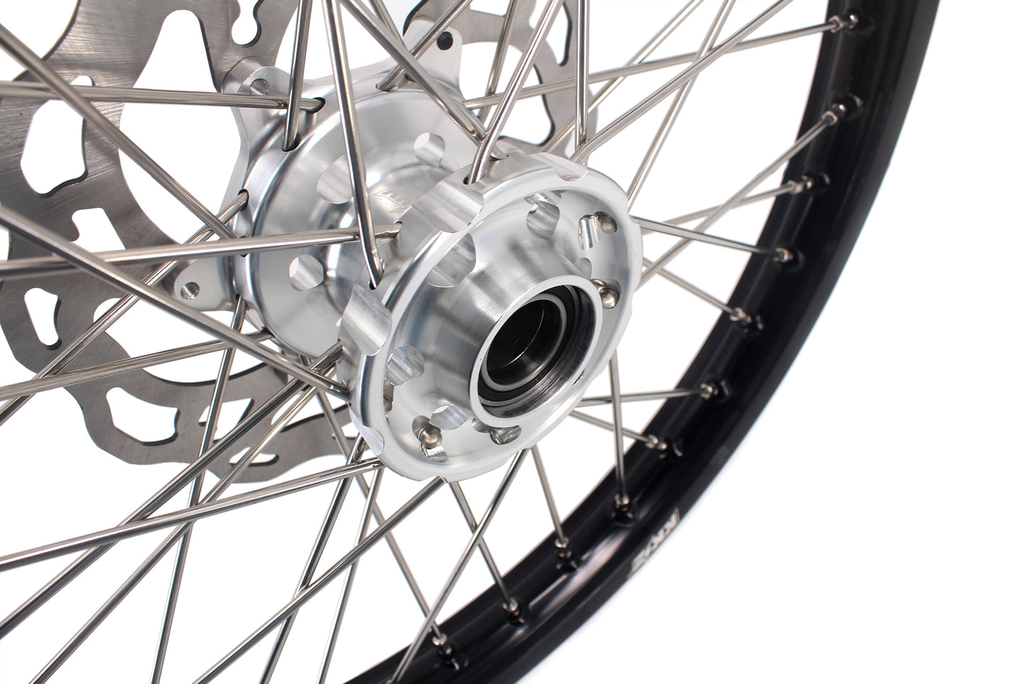 Pre-order KKE 21/18 Enduro Rim Wheels For KTM EXC EXC-F EXC-W XCW 125-530CC 2003-2025 Silver Hubs