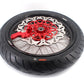 KKE CUSH DRIVE 17 Inch Supermoto Tires Rims Fit HONDA CRF250X CRF450X 2005-2018