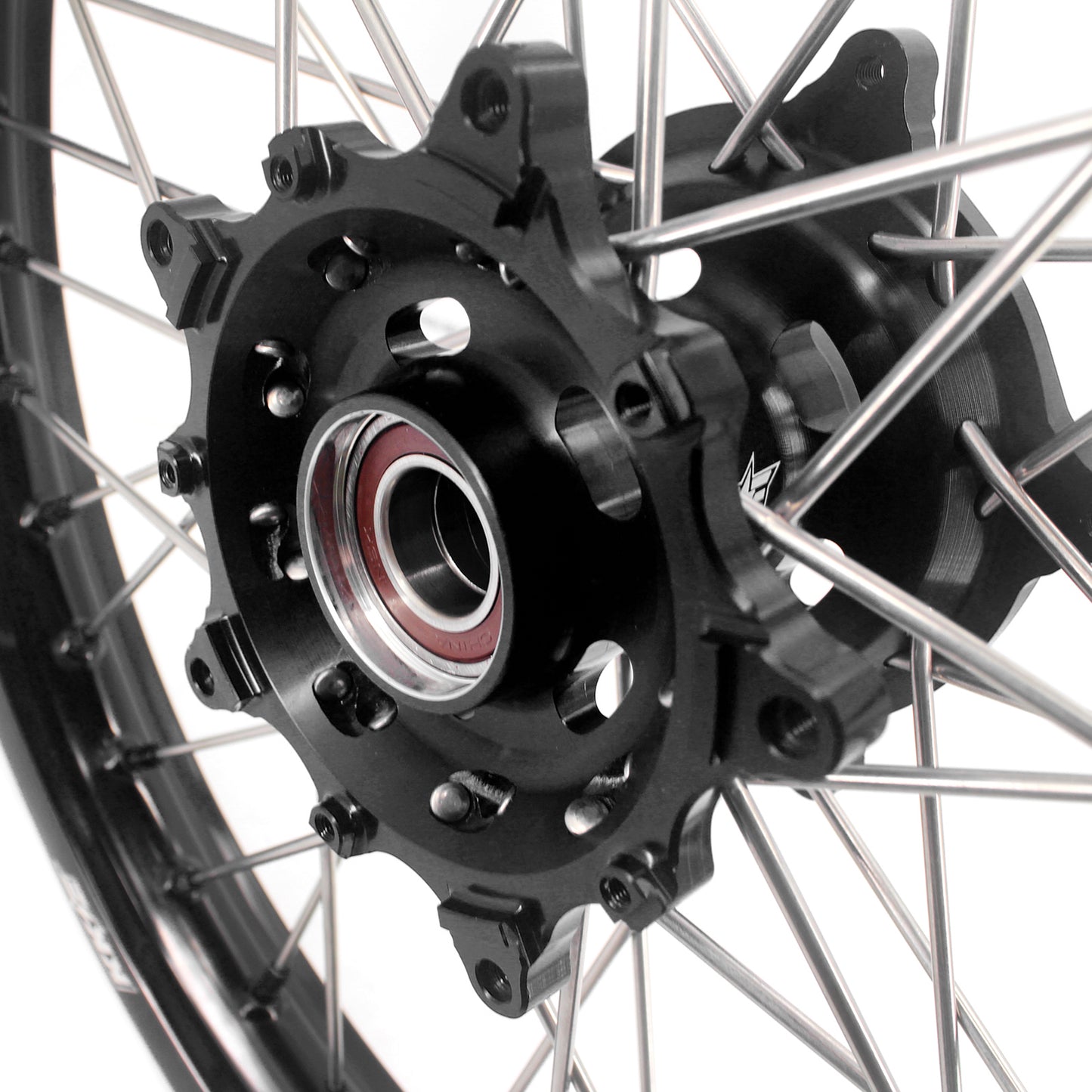 US Pre-order KKE 1.85*21/2.5*18 Motorcycle Tubed Spoke Wheels Rims Fit Yamaha Tenere 700 Black