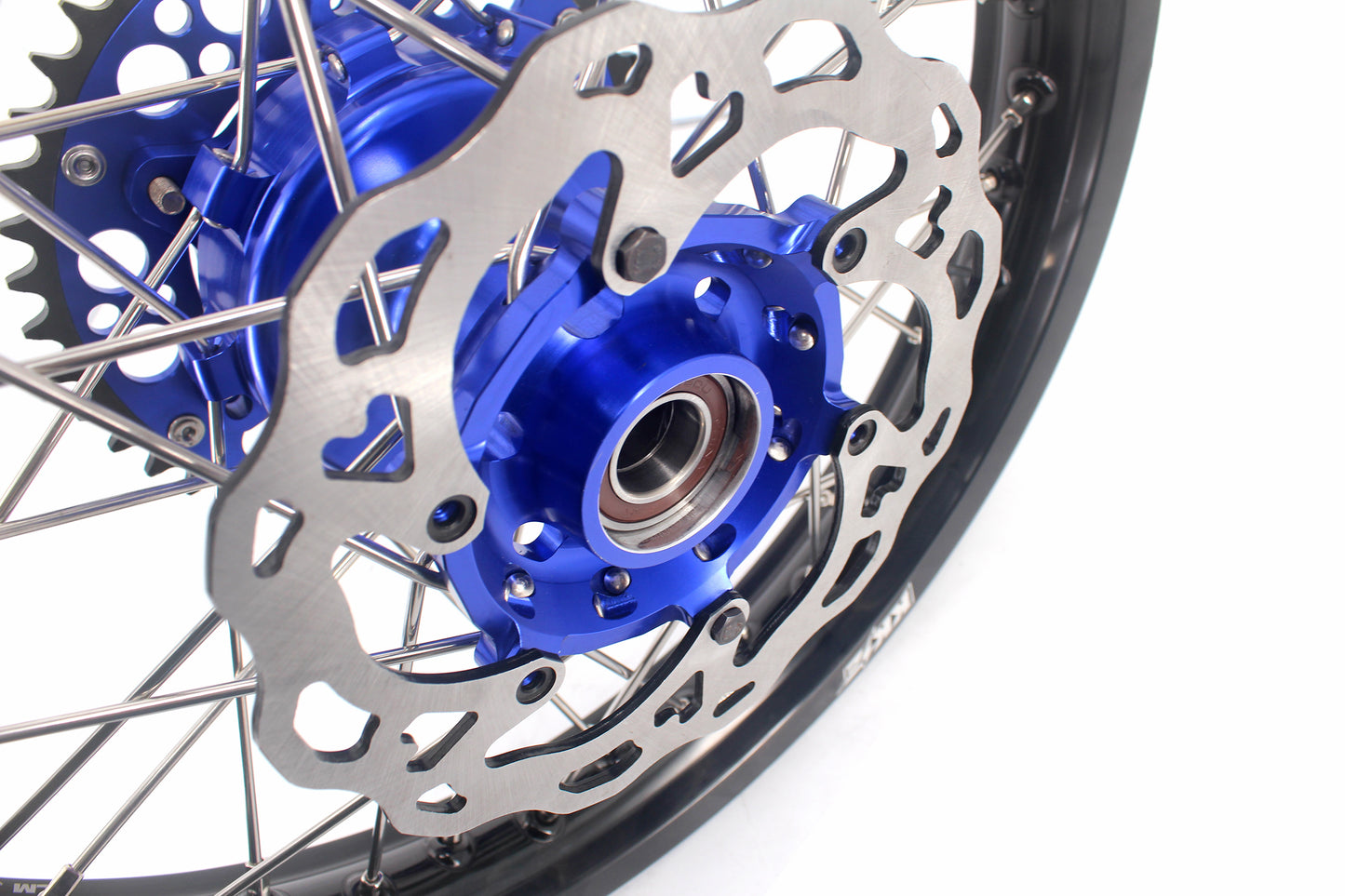 KKE 21/18 Enduro CUSH Drive Spoke Wheels For KTM EXC EXC-F EXC-W 125-530CC 2003-2024 Blue Hub