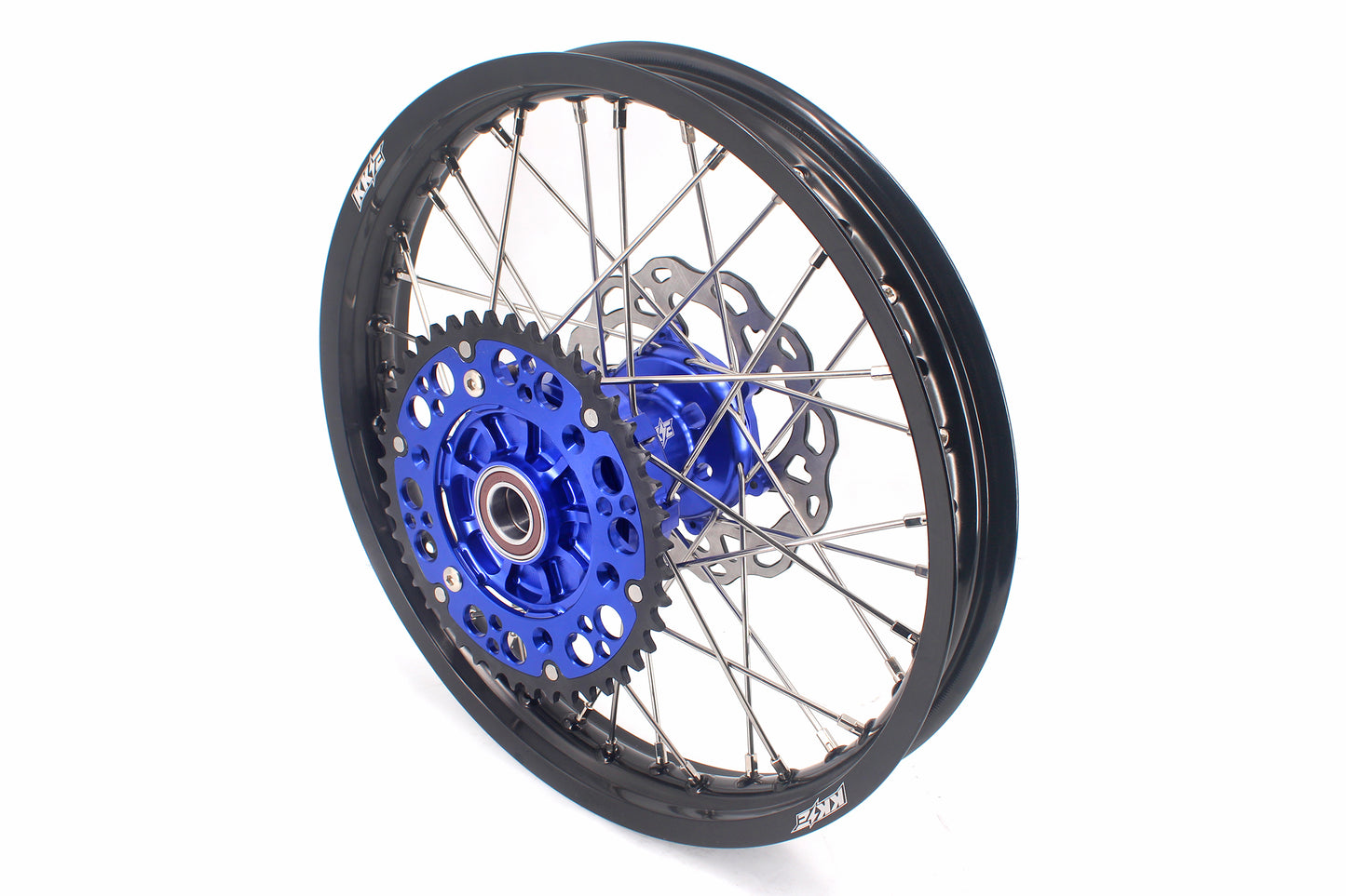 KKE 21/18 Enduro CUSH Drive Spoke Wheels For KTM EXC EXC-F EXC-W 125-530CC 2003-2024 Blue Hub