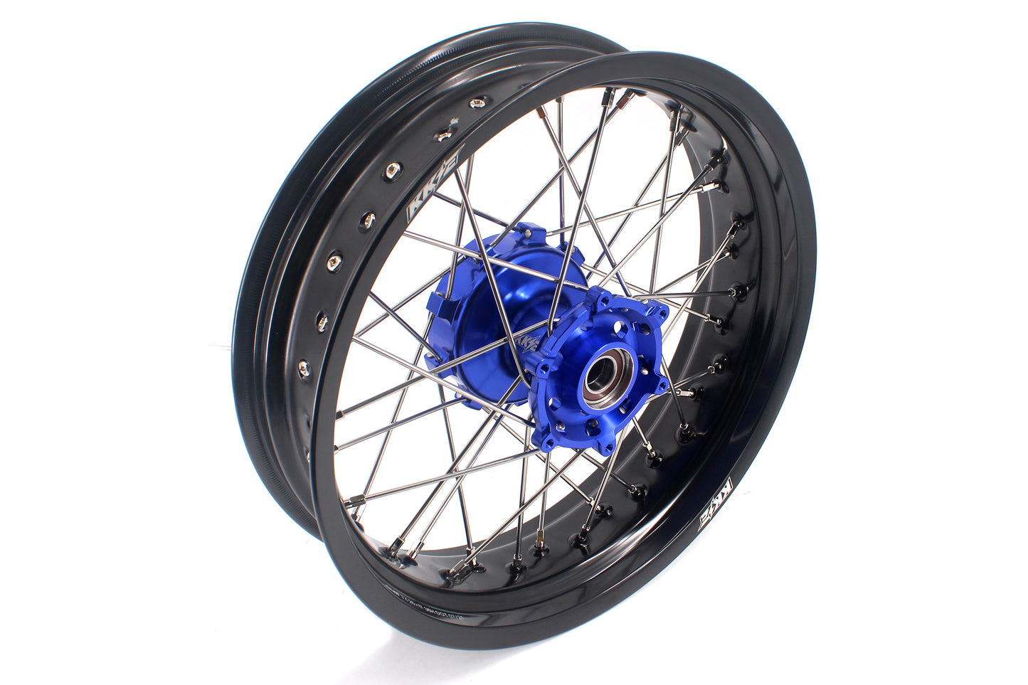 KKE 3.5/4.25 CUSH Drive Supermoto Wheels for KTM EXC EXCF SX SXF XCW XCF 125-530 2003-2025 Blue