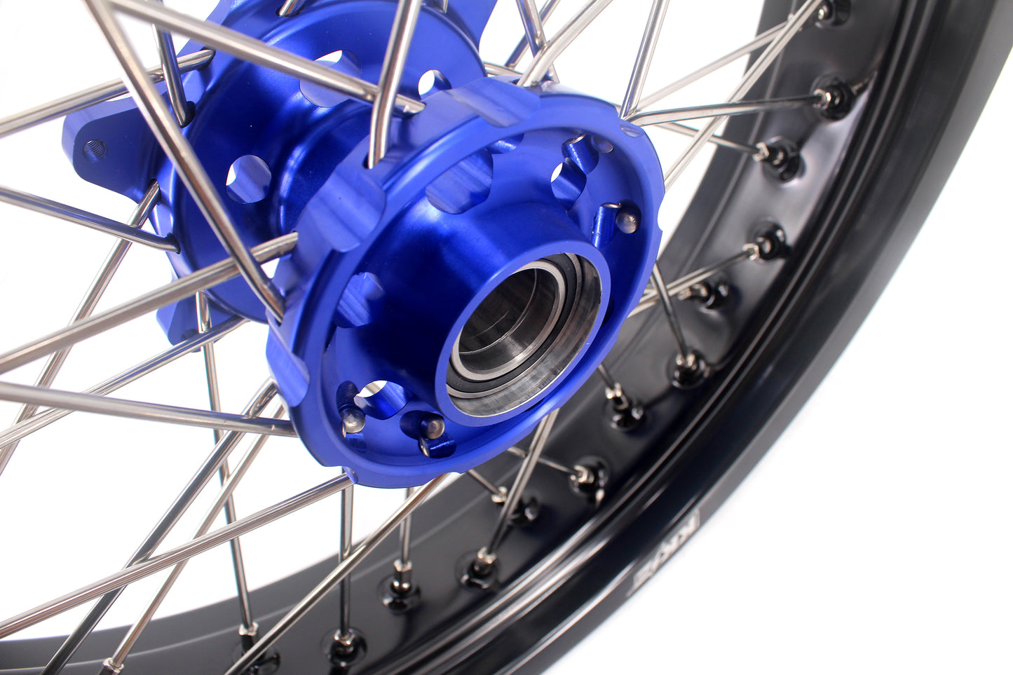 KKE 3.5/4.25 CUSH Drive Supermoto Wheels for KTM EXC EXCF SX SXF XCW XCF 125-530 2003-2025 Blue