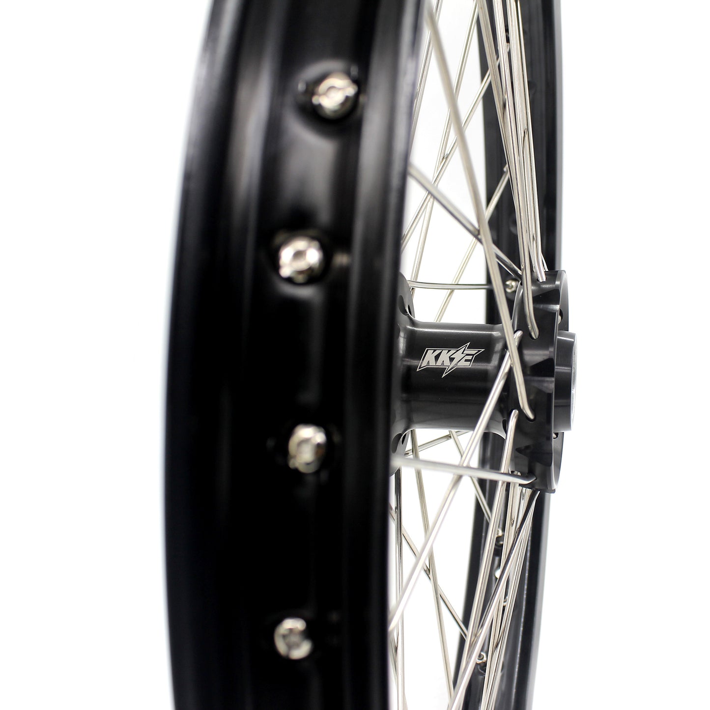 US Stock KKE 1.6*21" E-bike Spoke Wheels Rim Fit For SurRon Ultra Bee 2023-2025 Silver Nipples & Silver Spokes