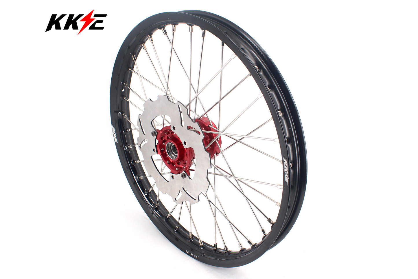 KKE 21×1.6 Front Spoke Wheel Alloy Rim Disc For HONDA XR400R 1996-2004 XR600R 1991-2000