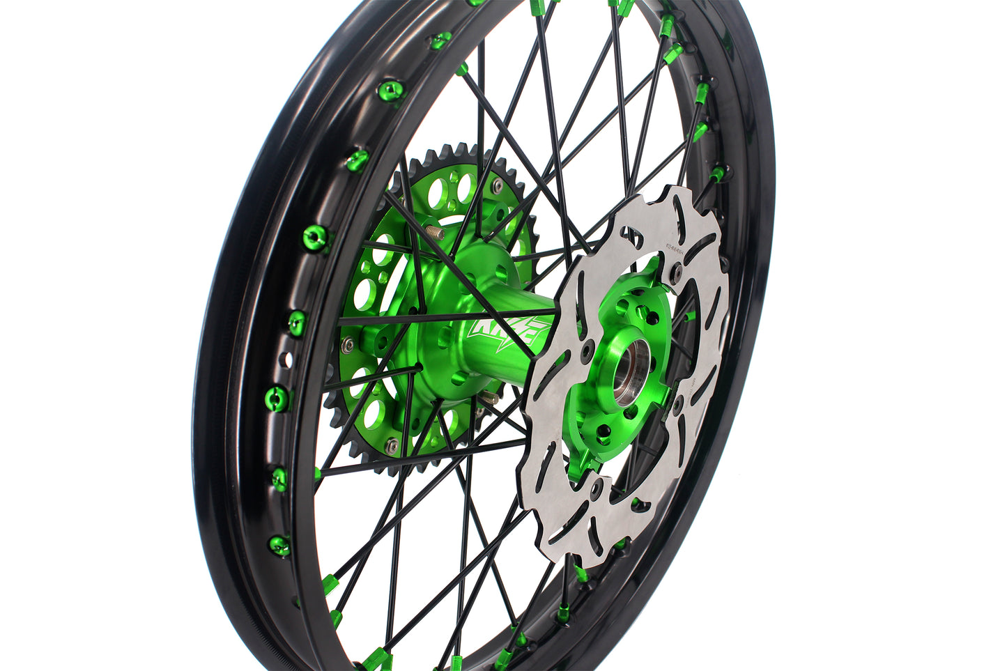 KKE KX125 KX250 1993-2002 For KAWASAKI 21" 18" Motorcycles Spoke Wheels Rims