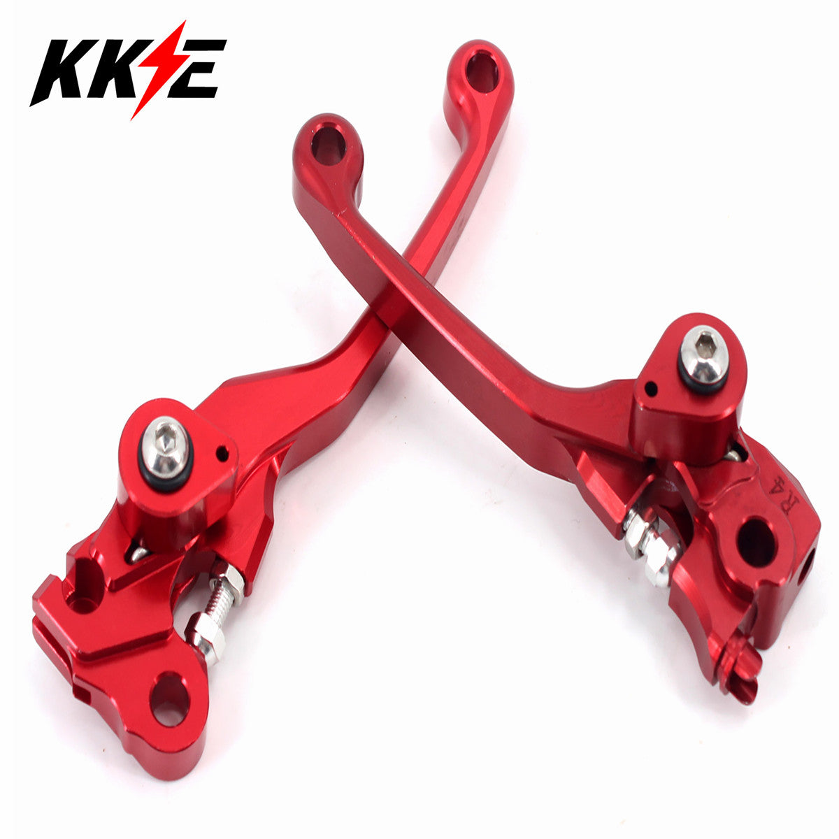 KKE Red Brake Clutch Levers Fit Honda CRF250R CRF450R CRF250X CRF450X CR125R 2007-2014