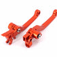 KKE Orange Brake Clutch Levers Fit KTM EXC 125-530CC 4 Stroke 2007-2013