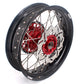 KKE 3.5/4.5*17" Cush Drive Supermoto Rims For HONDA XR650R 2000-2008 Red & Black