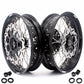 KKE 3.5 & 4.25*17in. Supermoto Wheels Rims for Honda XR650R 2000-2008 Disc Black
