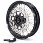 KKE 17 inch Supermoto Wheels Rims for HONDA XR650L 1993-2021Black Hub Discs