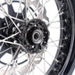 KKE 17 inch Supermoto Wheels Rims for HONDA XR650L 1993-2021Black Hub Discs