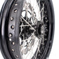 KKE 17 inch Supermoto Wheels Rims for HONDA XR650L 1993-2021Black Hub Discs