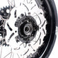 KKE 17 inch Supermoto Wheels Rims for HONDA XR650L 1993-2021Black Hub Discs