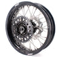 KKE 17 inch Supermoto Wheels Rims for HONDA XR650L 1993-2021Black Hub Discs