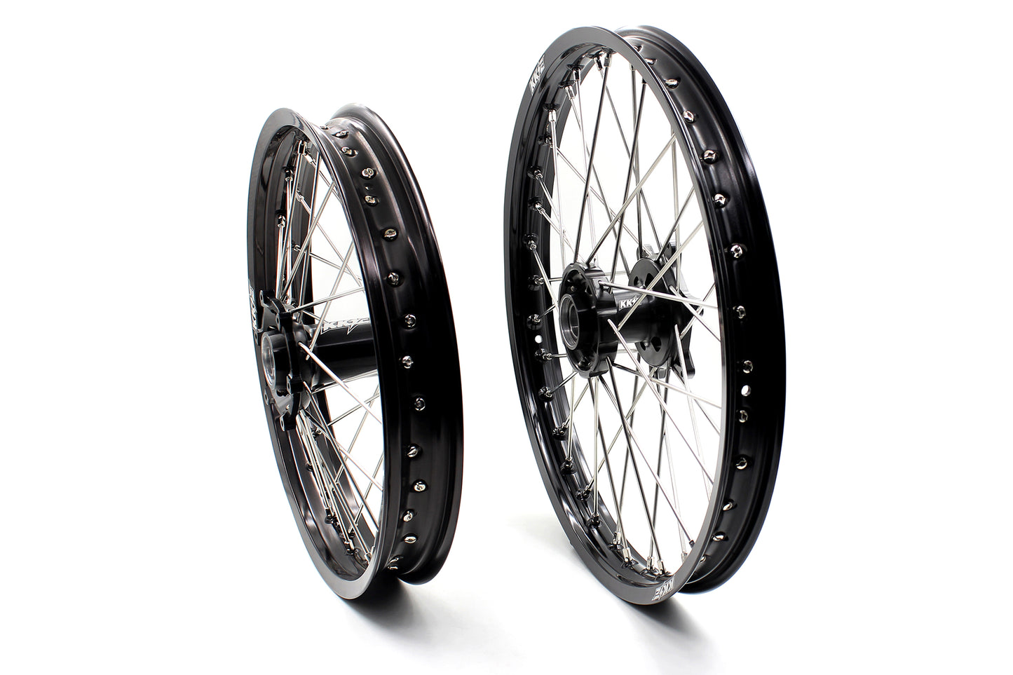 KKE MX 1.6*21" & 2.15*19" CNC Hub Electric Dirtbike Alloy Wheels Rims Fit STARK VARG Black Hub